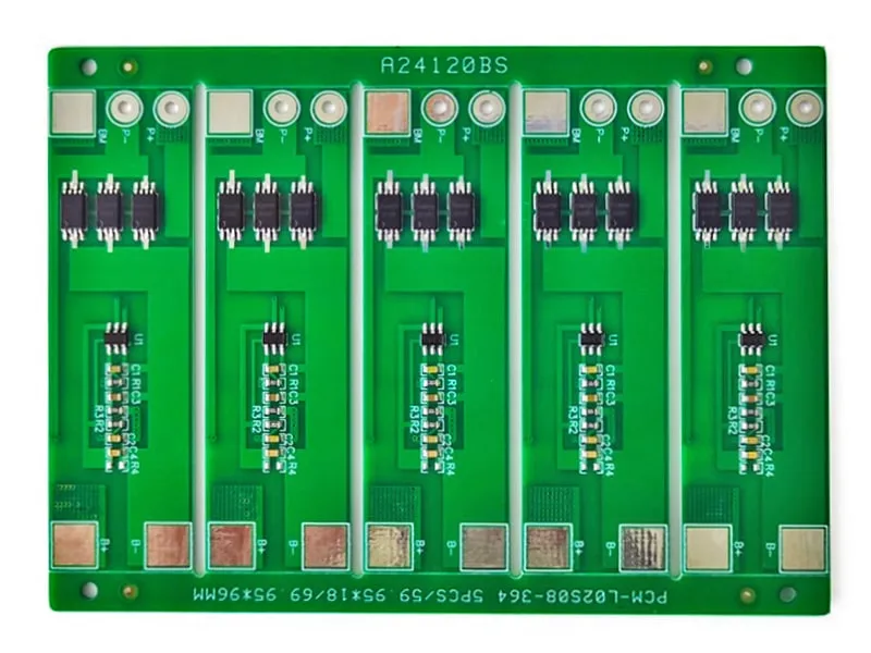 2s 7A BMS for 7.2V 7.4V Li-ion/Lithium/Li-Polymer 6V 6.4V LiFePO4 Battery Pack Size L60*W18*T2.5mm (PCM-L02S08-364)