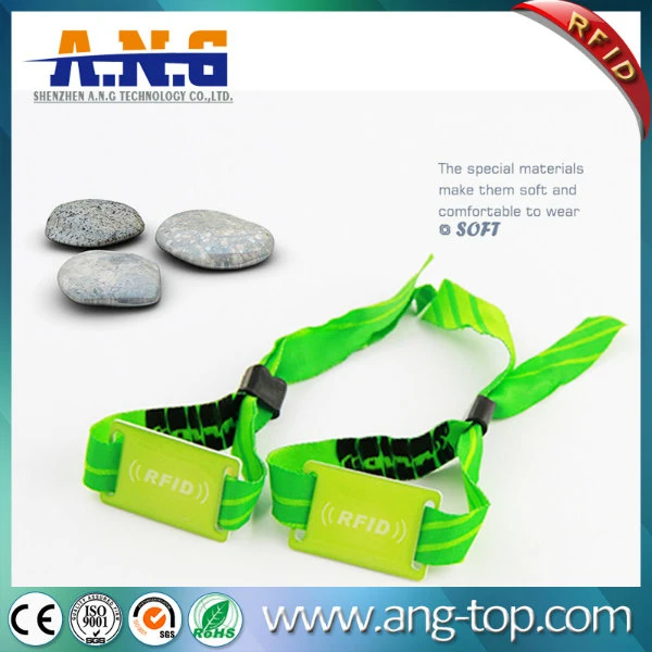 13.56MHz RFID Fabric Wristband for Event