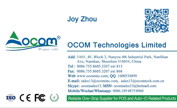 Ocom 4G NFC Mini Handheld Mobile Android POS Terminal