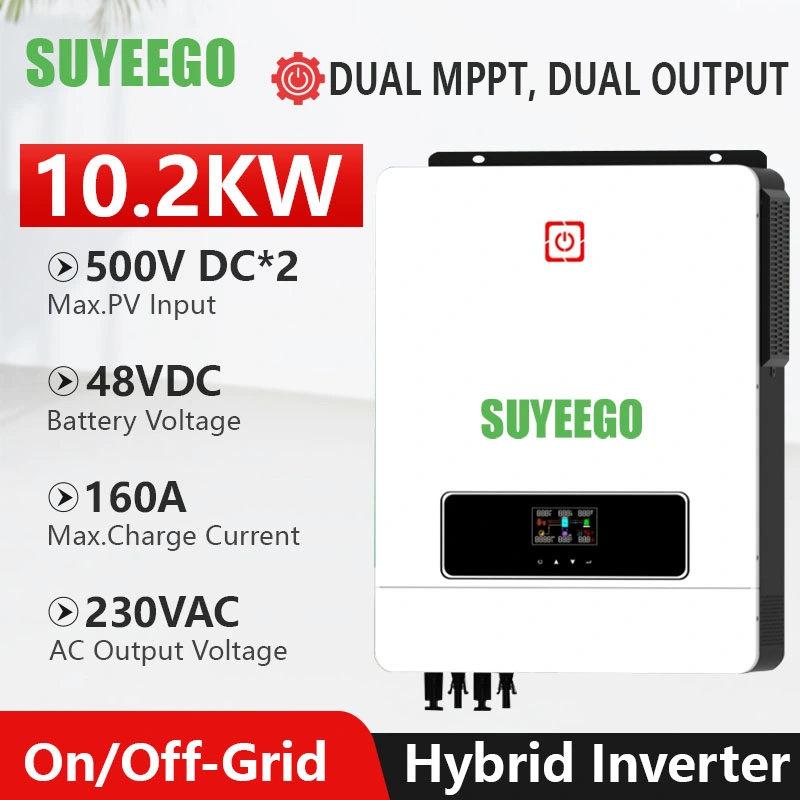 Suyeego Pure Sine Wave Inverter 8.2kw Hot Sell off Grid Hybrid Inverter 8000W Lithium Energy Storage System Solar Inverter Solar Inverter