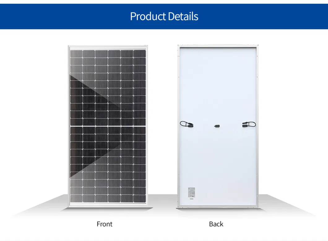 500W 550W 600W Solar Flexible Portable Single off Grid Half Cell PV Panel Monocrystalline Storage Balcony Small Home Renewable Power Energy System