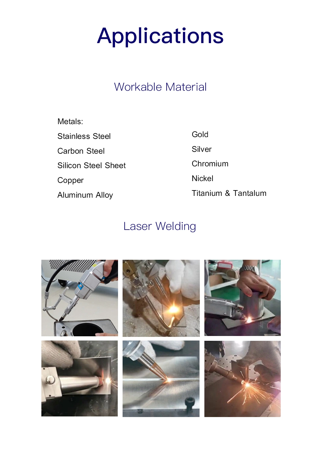 Laser Welding Machine for Metal1000W 1500W 2000W Handle Laser Welding Portable Laser Welding Machine Laser Welding Machine Price Handheld Laser Welding Machine