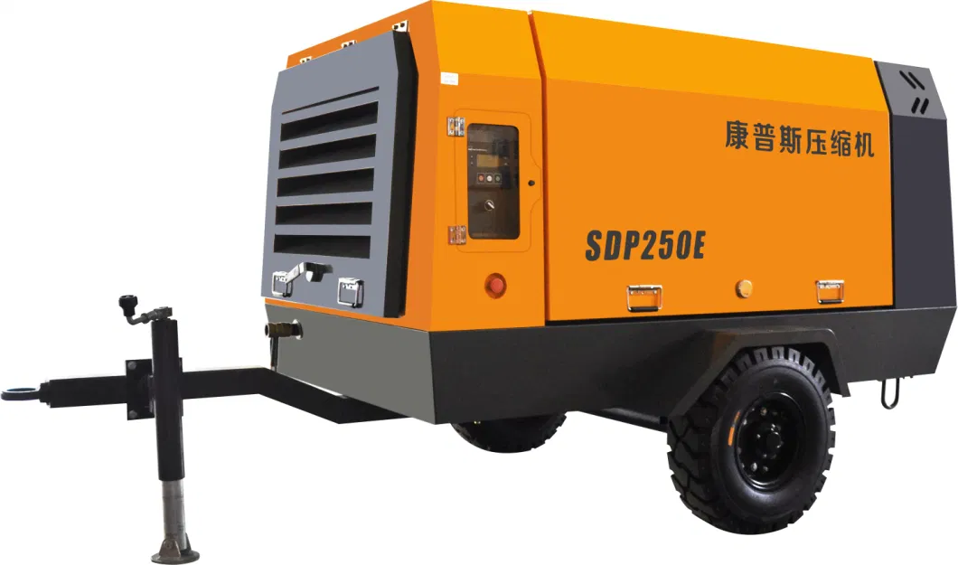 Small Mining air compressor screw compressor diesel air compresor for sale