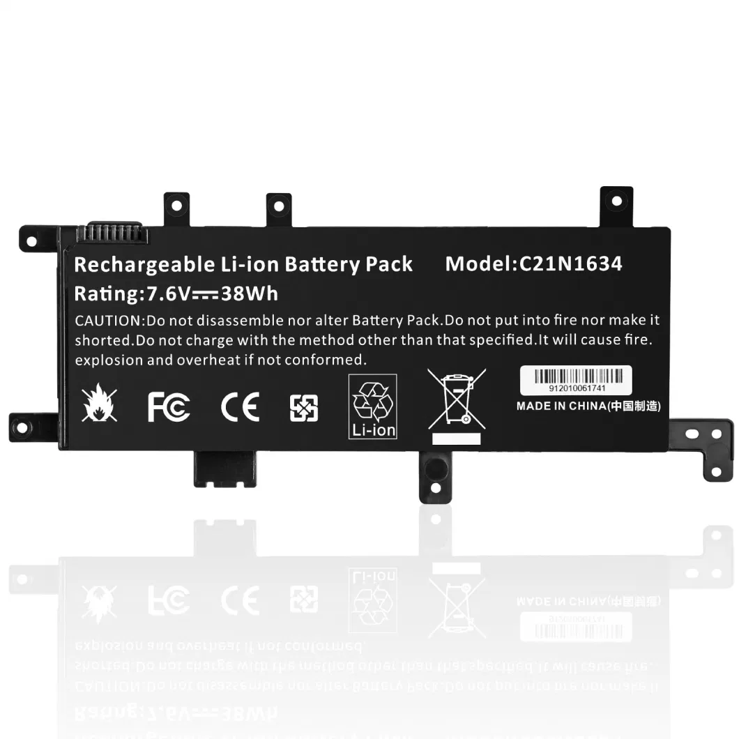 C21n1634 Laptop Battery Replacement Battery Rechargeable Battery Li-Polymer Battery for Asus