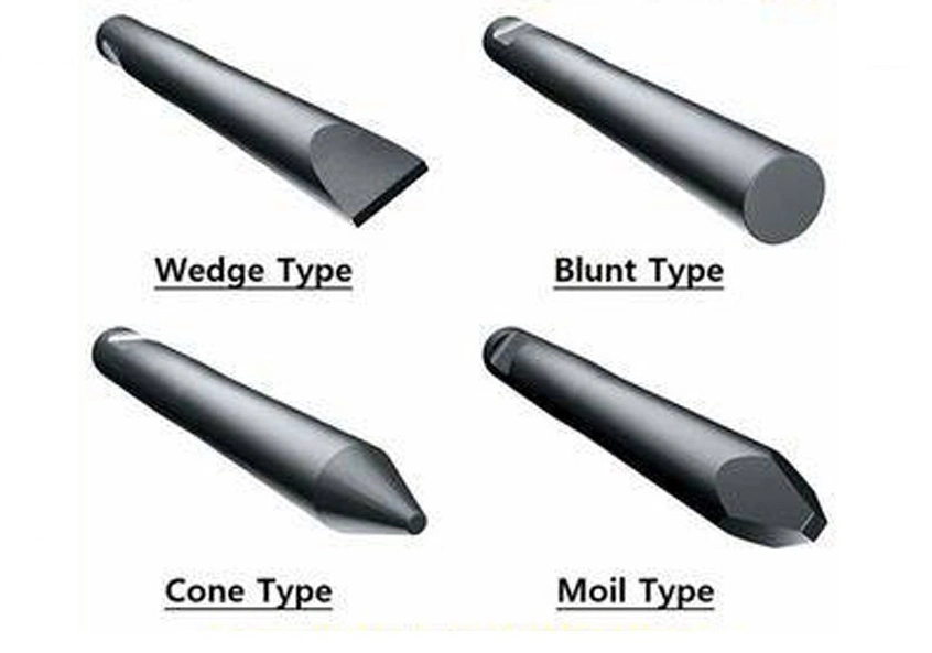 Hydraulic Rock Breaker Inanga Spare Part Chisel Moil Point