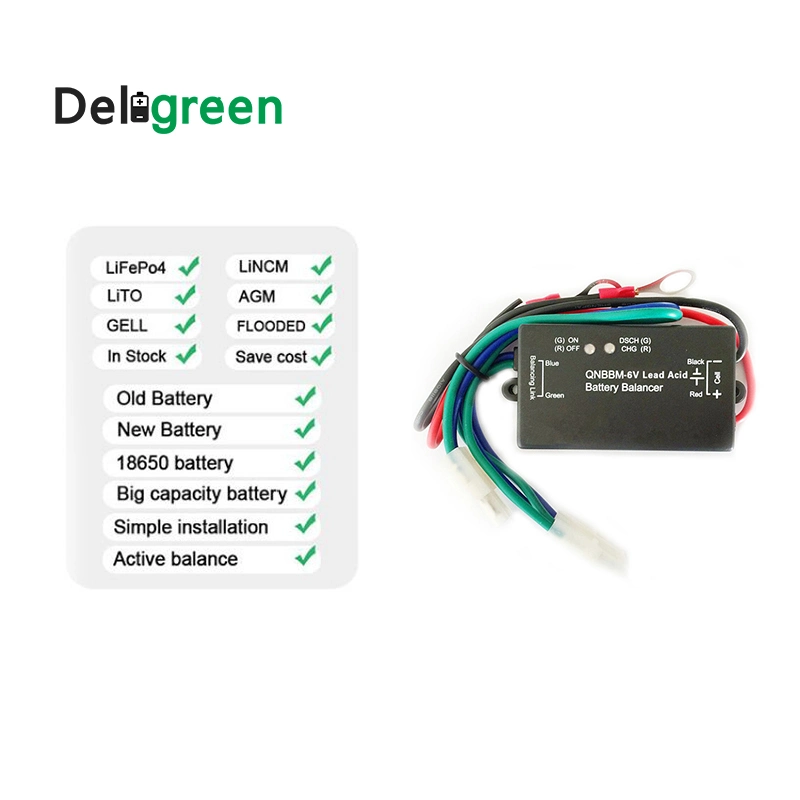 Factory Prices Qnbbm Active 6V Lead Acid Battery Bank Balancer BMS for AGM/Gel/Flooded Acid Batteries Pack