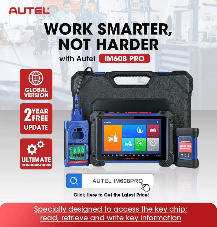 Autel Maxiim Im608 PRO[Im608+XP400 PRO] Key Programming Tool No IP Blocked