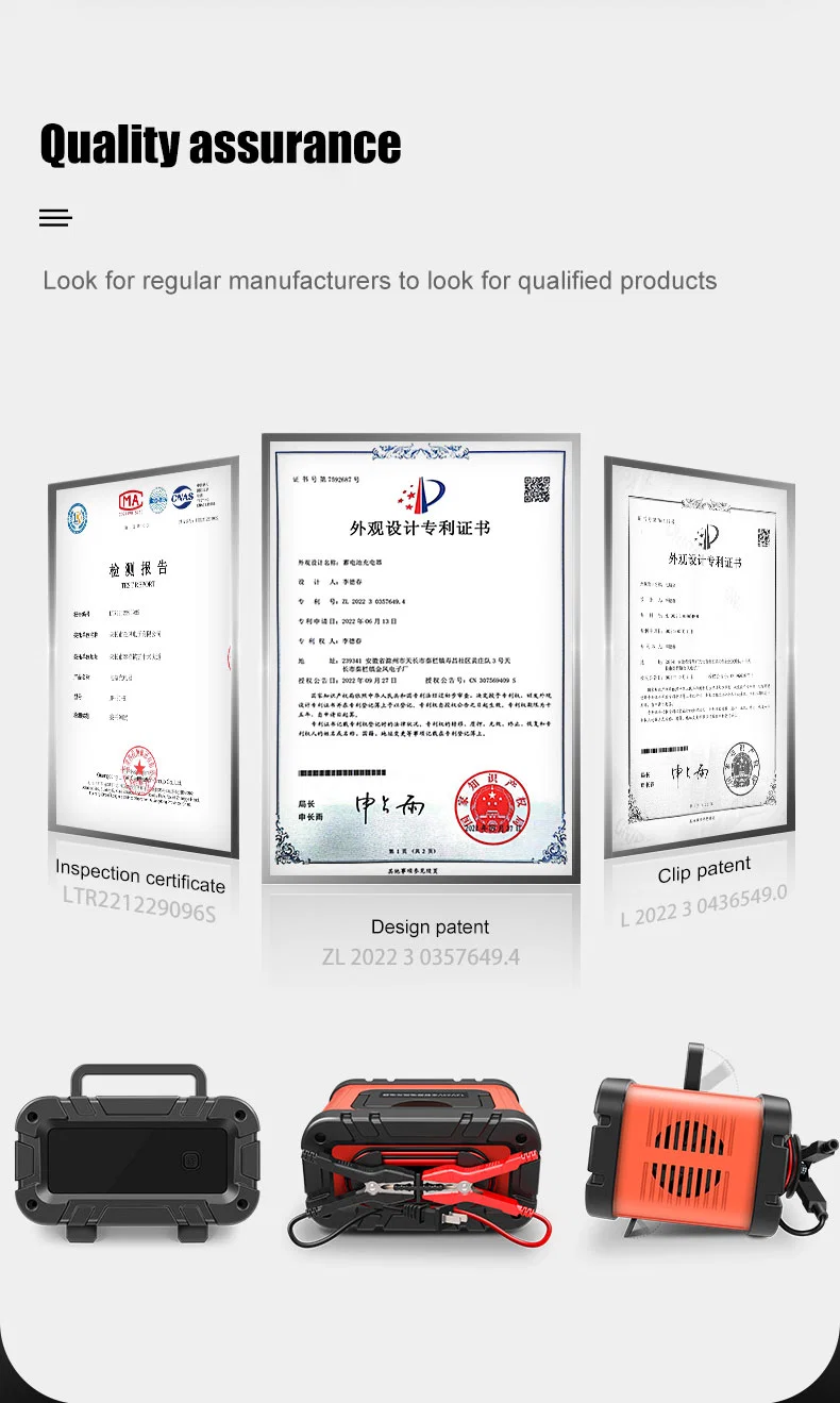 Portable 24V 5A 7-Stage Lead Acid AGM LiFePO4 Motorcycle Car Battery Charger 12V 10A Smart LCD Display Automatic Charger