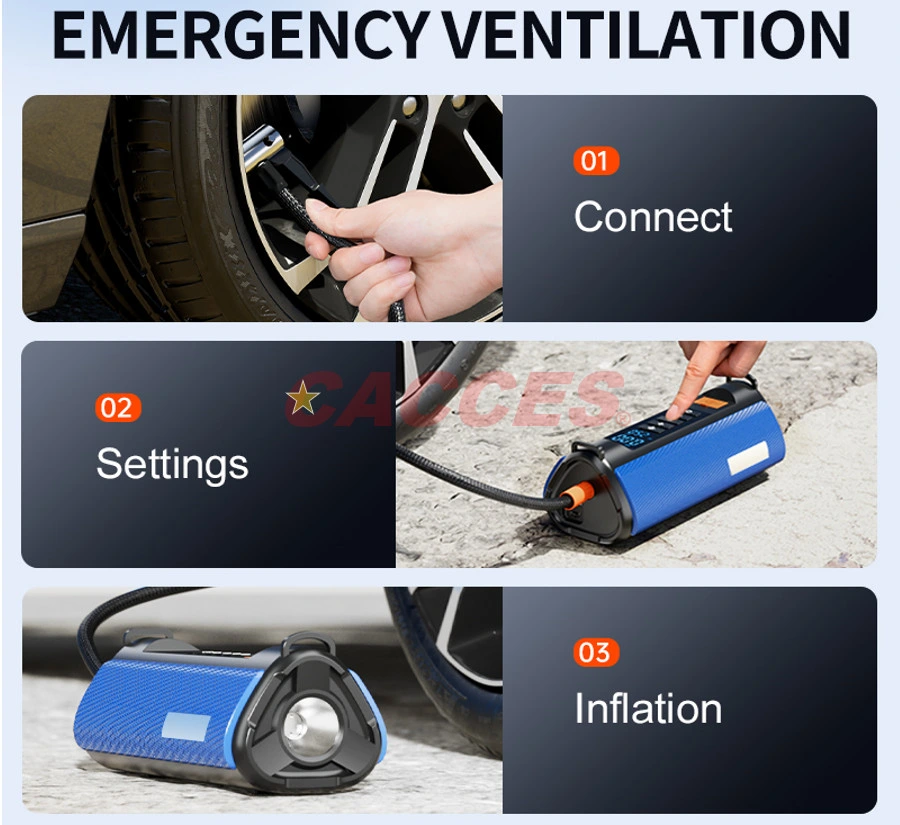 Portable Car Jump Starter with Air Compressor,1000A 10000mAh Battery Booster Pack(6L Gas/3L Diesel)150PSI Digital Tire Inflator,Car Pump Power Bank Outdoor Lamp