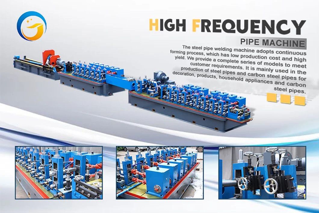 High Frequency Carbon Steel Tube Automatic Welding Machine Laser Welded Pipe Production Line ERW Pipe Making Machines