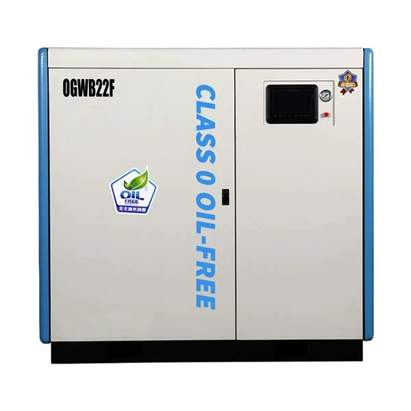 2.2 Kw 3 HP Small Silent 8 Bar 10 Bar 12 Bar Oilless Direct Drive Pm VSD Oil Free Scroll Type Air Compressor for Dental/Laboratory/E-Mobility Bus/Food/Medical