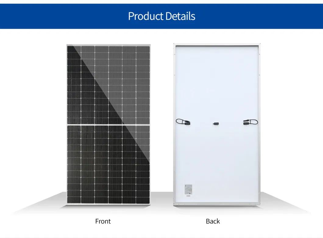 550W Photovoltaic PV Monocrystalline Module Renewable on off Grid Power Generator Energy Storage Home Solar Price Panel System