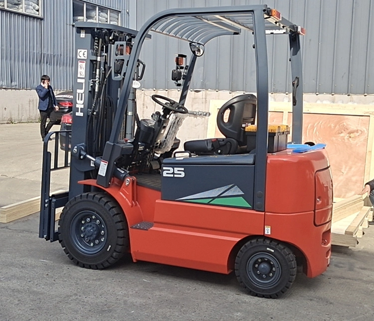 Heli/Hangcha/Lonking Brand 2.5 Ton Electric Battery Forklift Cpd25 with Parts for Sale