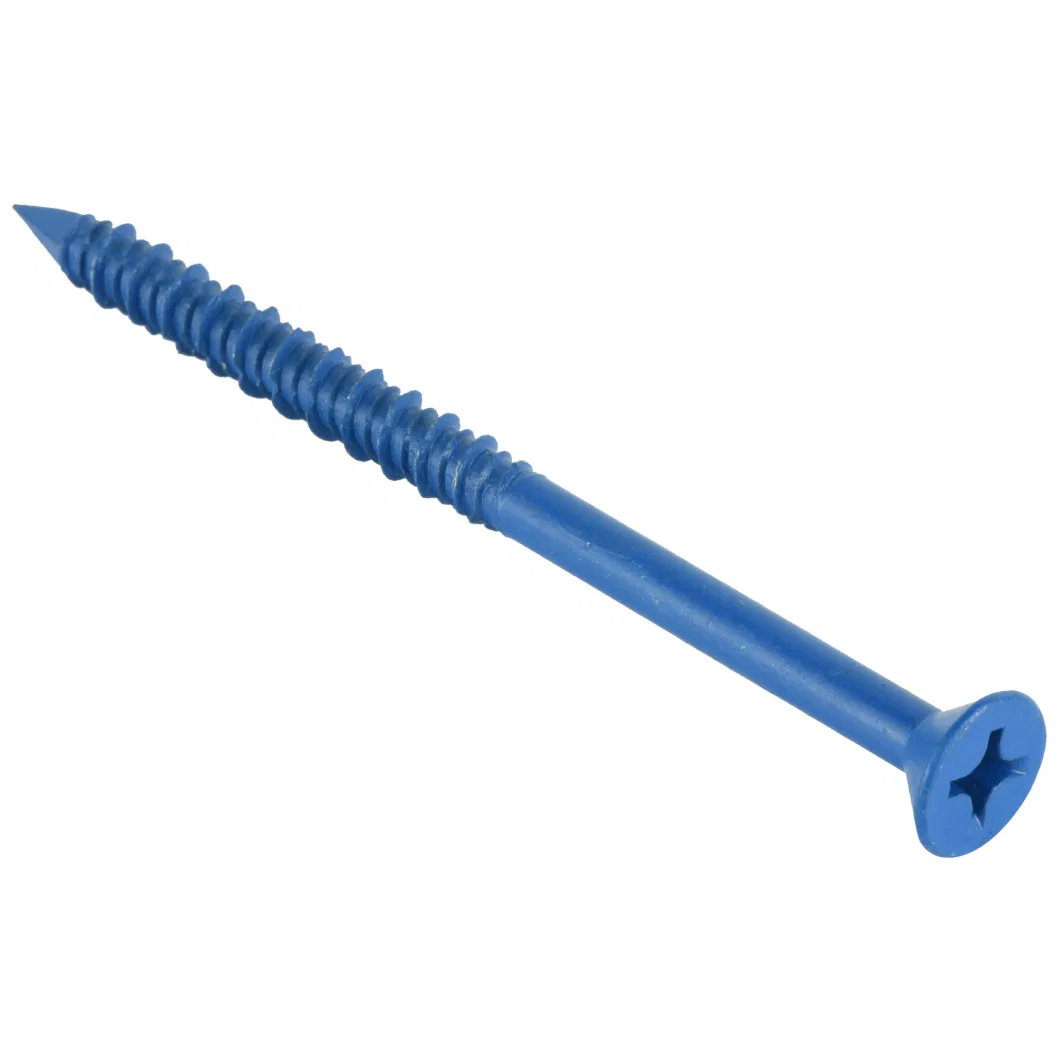 Flat Phs Head Concrete Screw Diamond Point