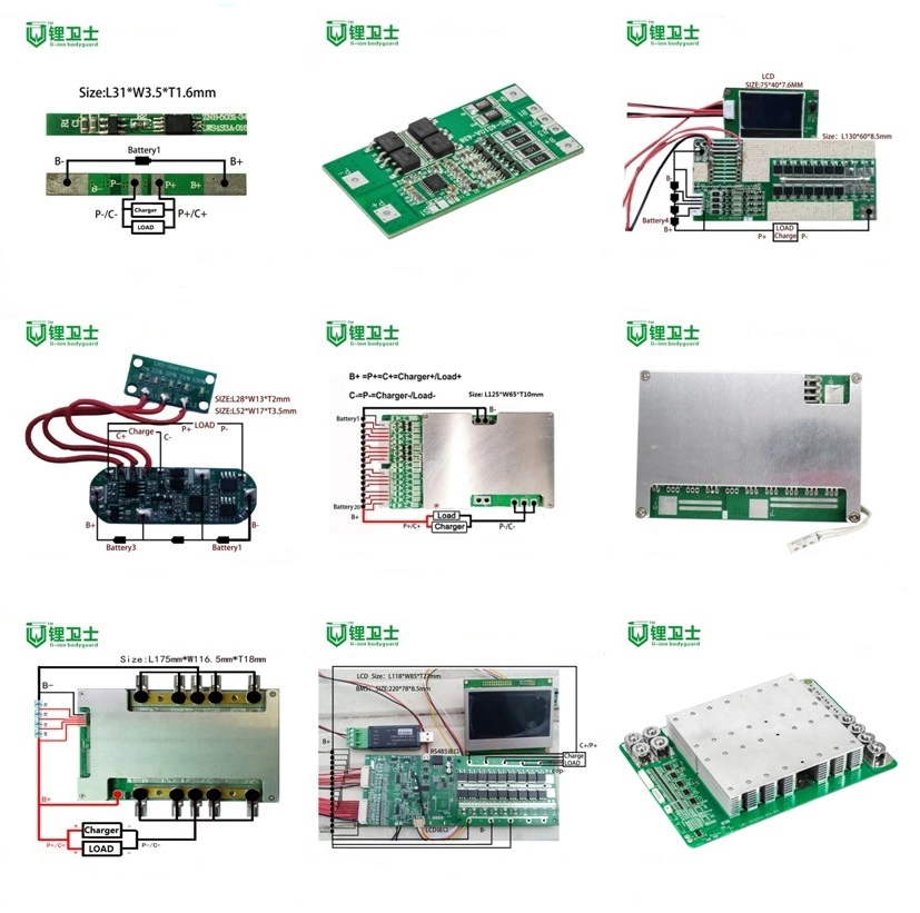 6s 7s 15A Li-ion BMS 18650 Battery Protection Board