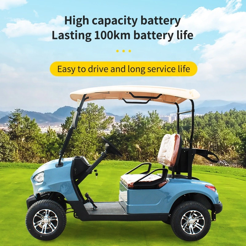 Battery Golf Cart Factory Turning Radius 3.7m