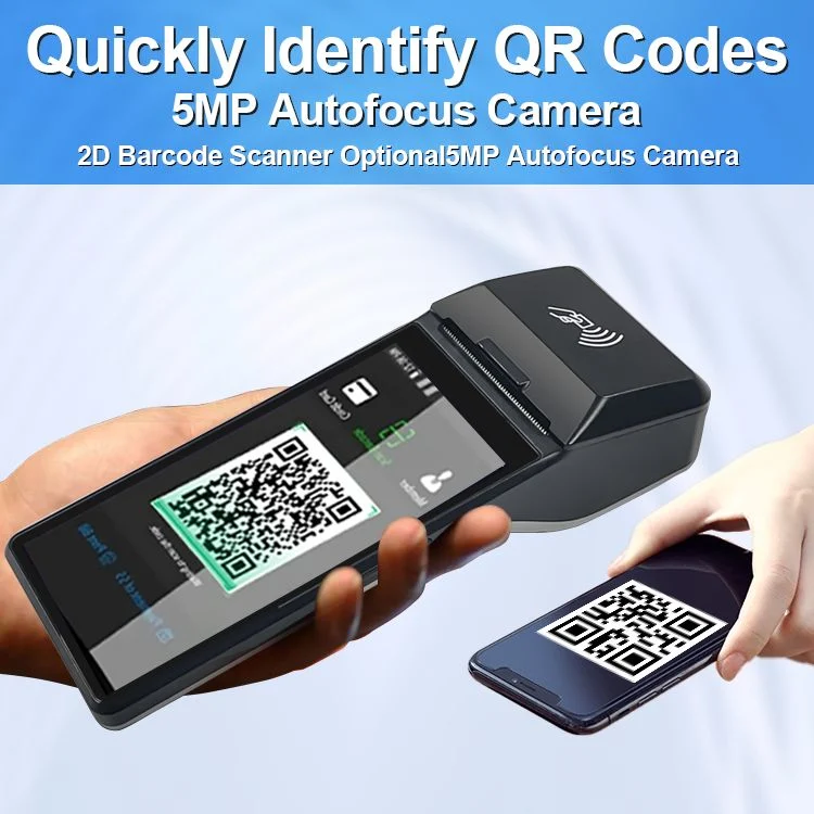 POS Manufacturer Android 11 Touch Screen Smart POS Terminal Receipt Printer Handheld POS Systems (Z300P)