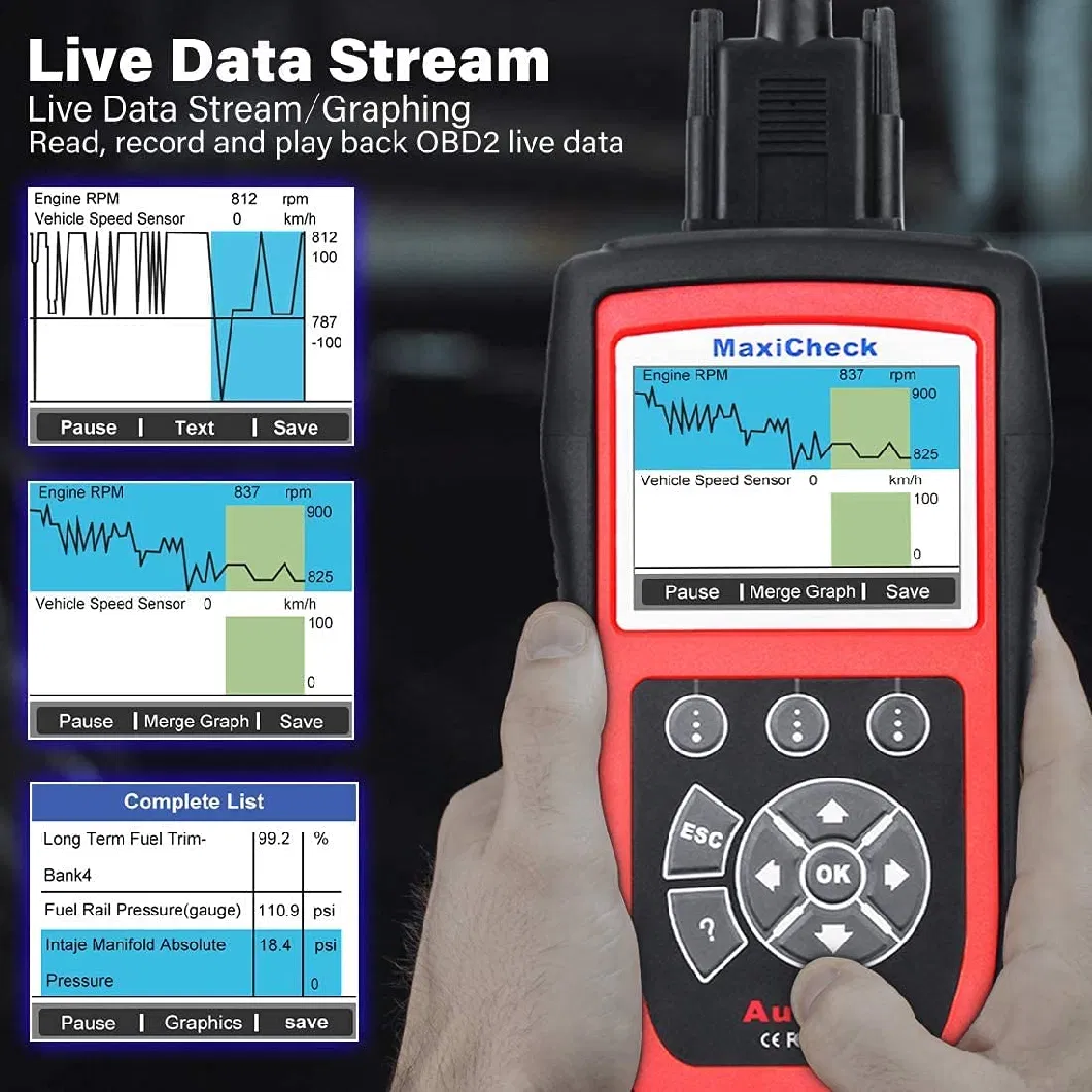 Autel Maxicheck PRO OBD2 Auto Bleeding Scanner Code Reader with Oil Reset, Sas, Epb, BMS, ABS/SRS Airbag, Free Update Pk Ap200c Diagnostic Tool