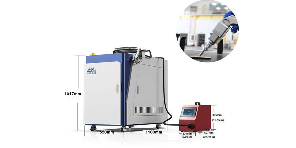 Handheld Fibre laser Welder Cleaner Cutter Equipment 1500W 2000W 3000W Maquina De Solda a Laser Small Fiber Laser Welding Machine for Metal Sheet Tube