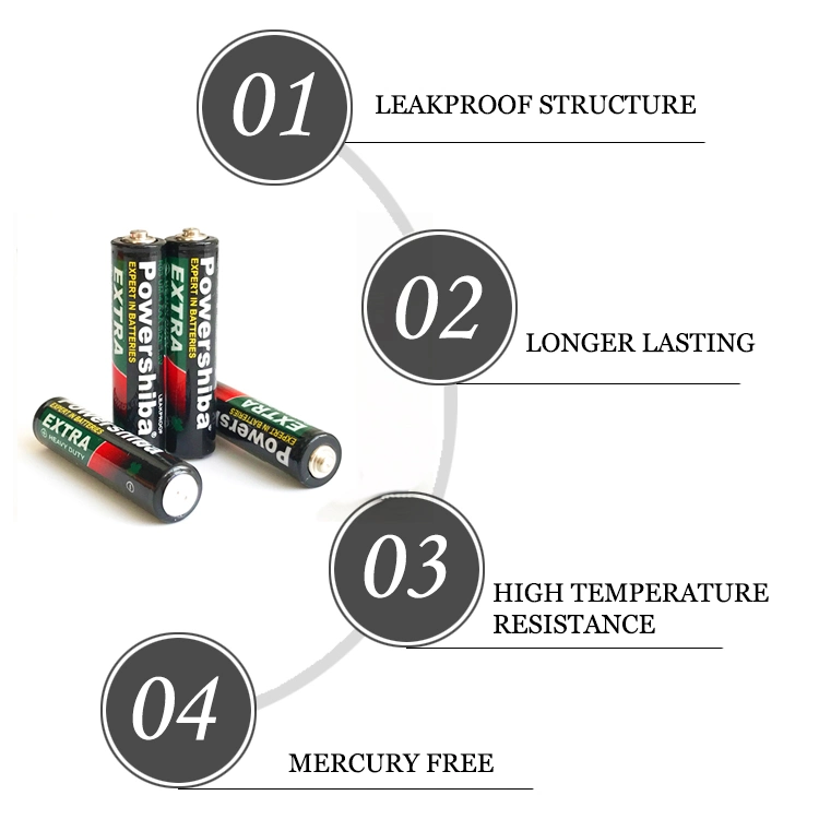 Energy Conservation R03 Um4 Size AAA China Battery Manufacture Wholesale