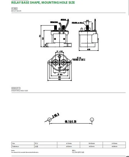 Hsr5-300 High Voltage Power Relay 500V Contactor