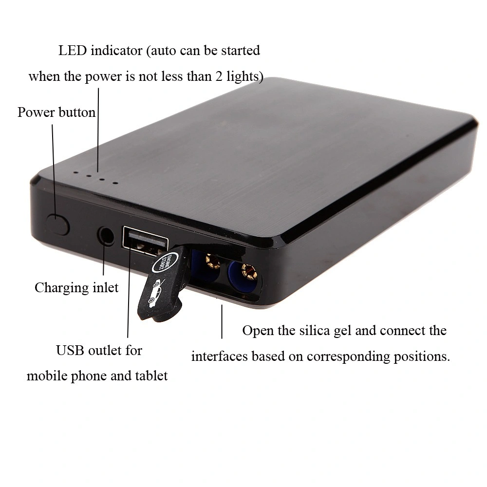 High Quality Brand New Mini Battery Pack Portable Jump Starter Power Bank for Gasoline and Diesel Cars 5400mAh 19.98wh