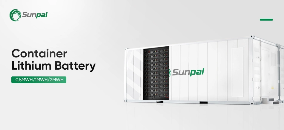 Sunpal Best Solar Battery Storage System 500kwh 1mwh 2wmh Solar Panel Battery Storage Price