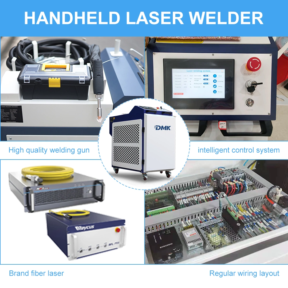 Dmk 3000W Handheld Fiber Laser Welding Machine Low Cost of Use and No Consumables High Welding Efficiency Operation Is Simple and Safe