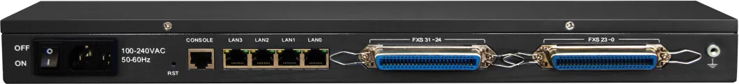 Cutting-Edge 24/32 Ports Carrier-Grade VoIP FXS Gateway Dag2000-32s Easy Installation