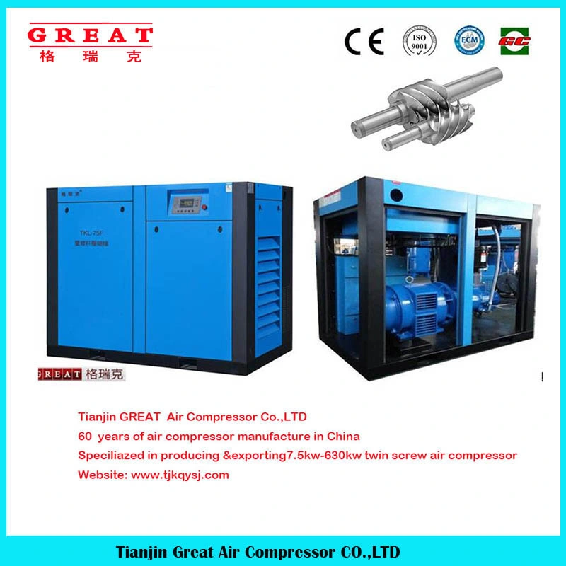 Best Price Quiet Small /Mini AC Power Rotary Screw Type Air Compressor with Air /Water Cooling on/for Sale Online