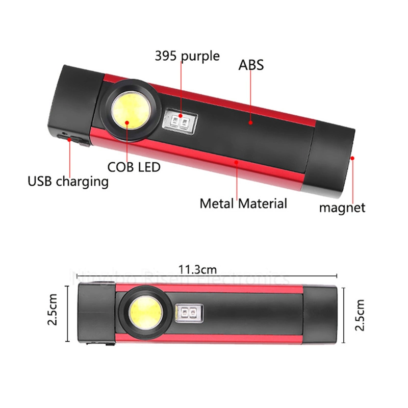 Car Repair COB LED Portable Rechargeable Work Lightusb Power