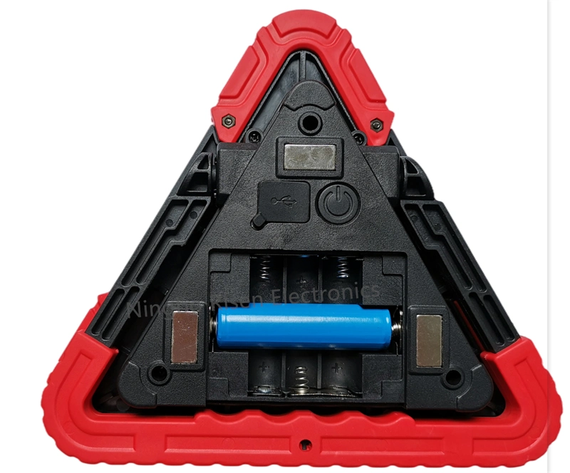 Multi-Function COB Rechargeable Triangle Car Repair COB Traffic Warning