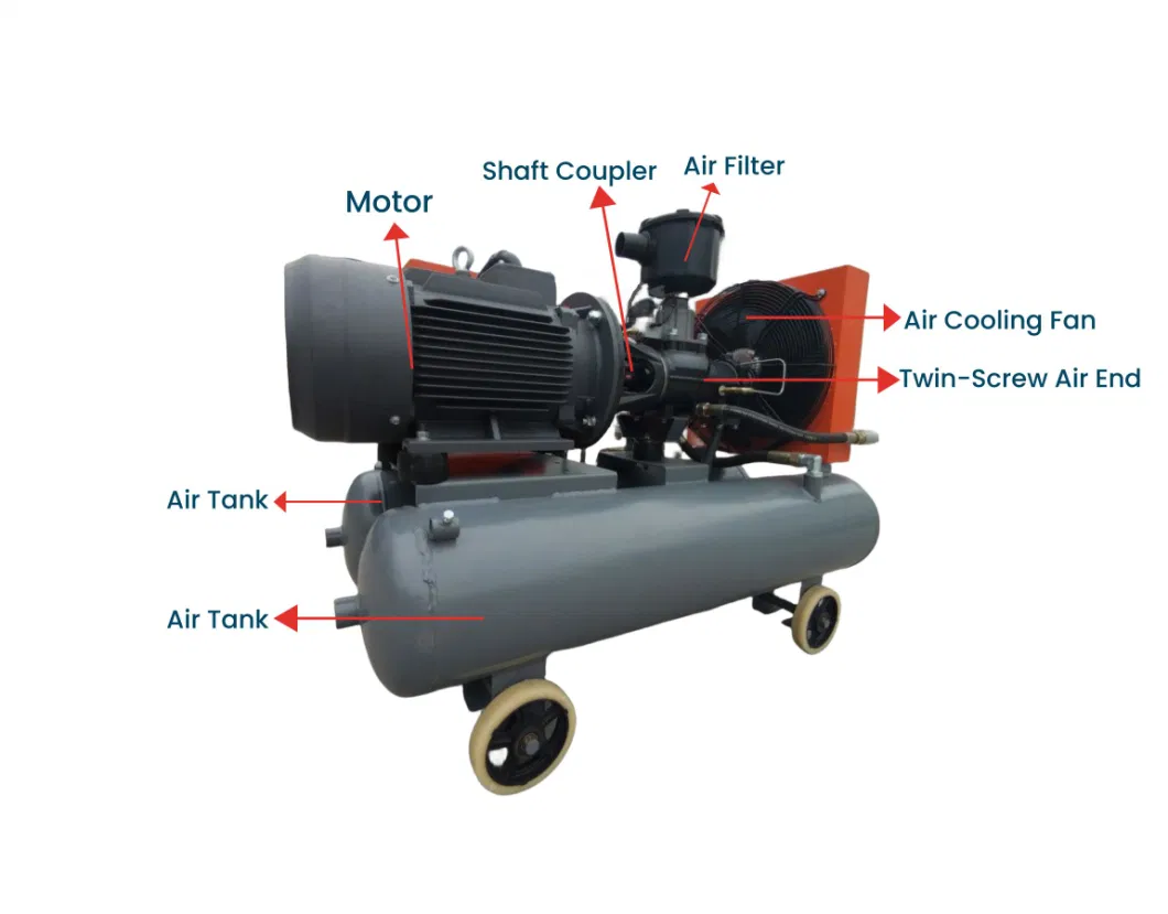 Wholesale Industrial 22kw Compact Direct Driven Electric Portable Small Screw Air Compressor