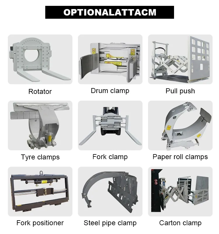 Construction Machinery 1t 2t 3 Ton Battery Diesel Electric Gasoline LPG Heli Forklift Price with Parts for Sale