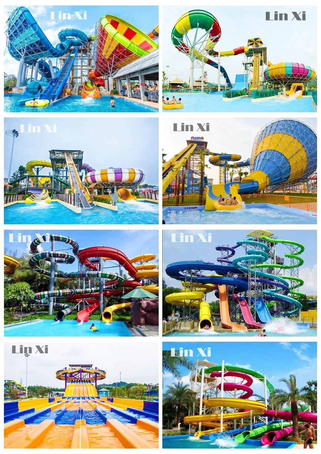 Factory Customized New Outdoor Adult Water Park Fiberglass Forest Slide Children&prime;s Amusement Park Equipment32s