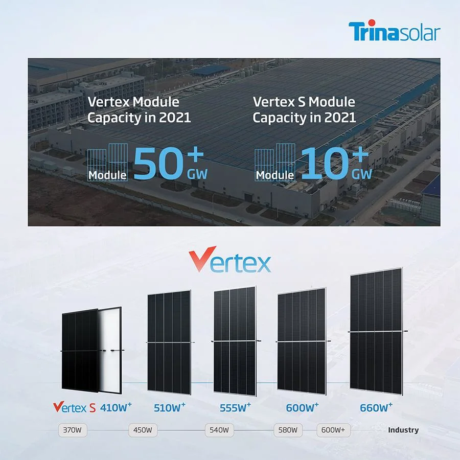 Trina Solar Panel Tiger Price 400watt 400W 455W 450W 460W 500W Vertex Solor Panel 500watt