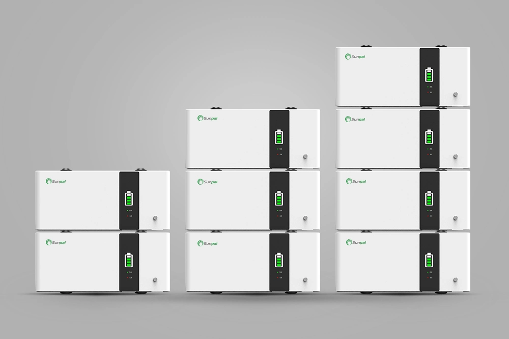 16s 100A LiFePO4 Battery Powerwall Battery 200A 10kwh Lithium Ion Batteries Built-in BMS