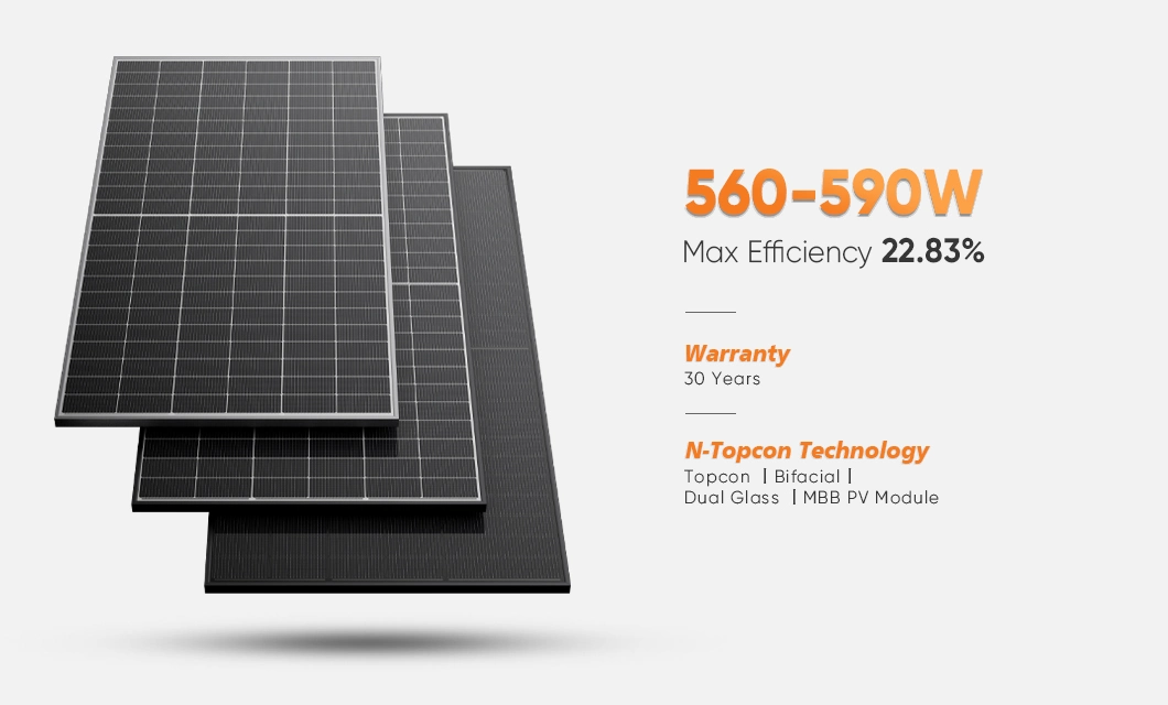 Ue Wholesale Price Panneau Solaire 570W 580W 590W Solar Panels Europe Warehouse Soler Solor Panel