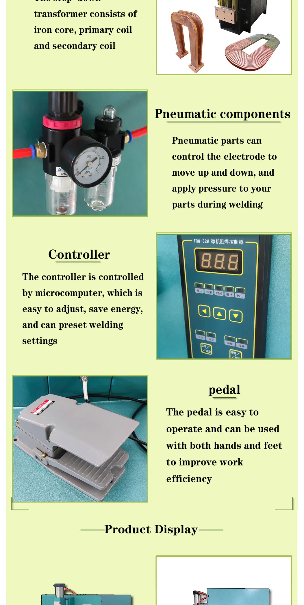 Dtn3-25kw Dingju AC Spot Welding Machine Pneumatic Resistance Welder Equipment