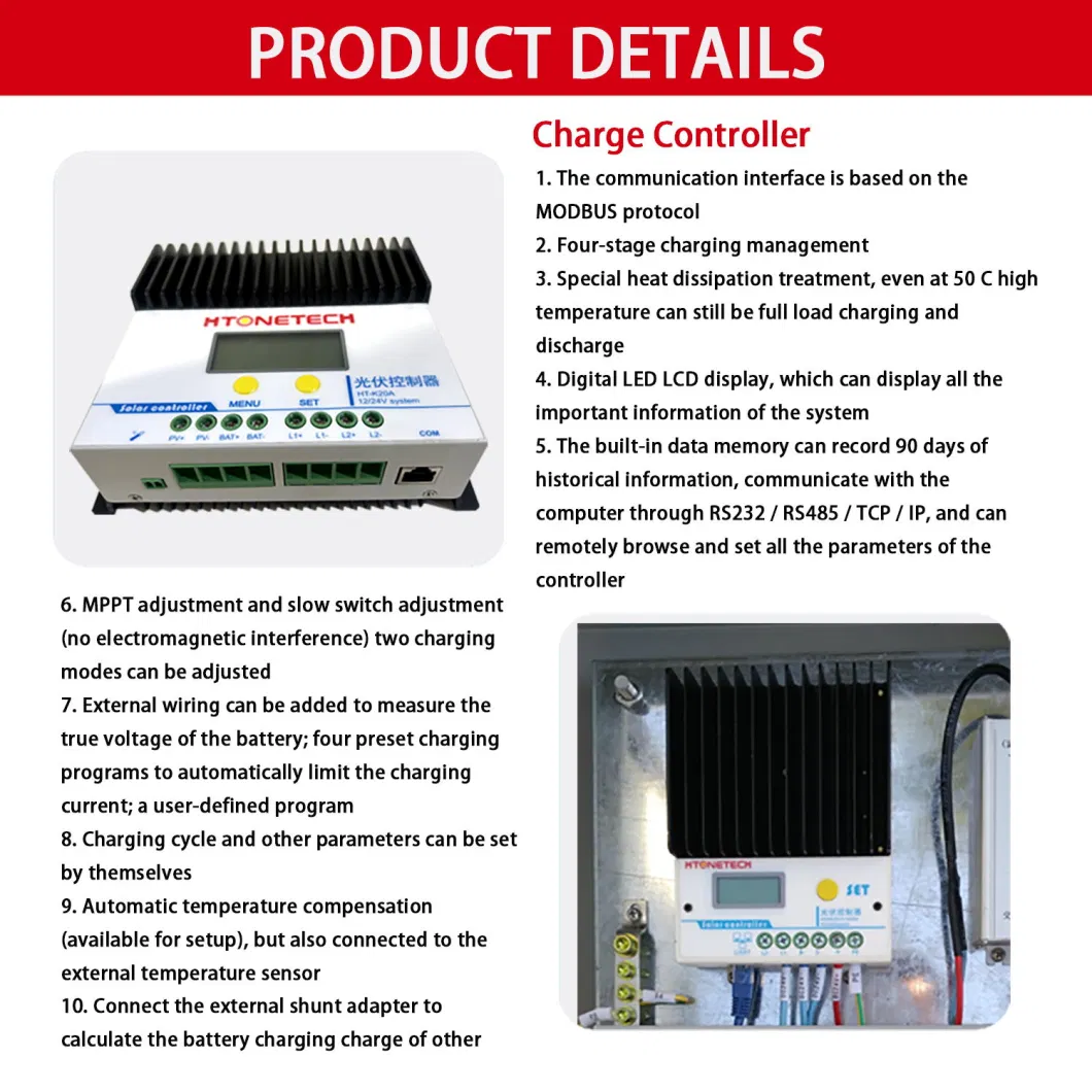 20kw Portable Mounting on Grid Hybrid Solar Storage Energy Panel Controller Cleaning System Wind and Solar Complementary Power Generation