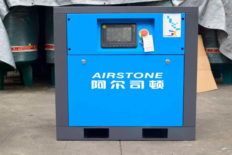 Airstone Small 7.5kw 10HP 8 Bar 10bar 380V 50Hz IP23 Permanent Magnet Inverter Rotary Screw Air Compressor