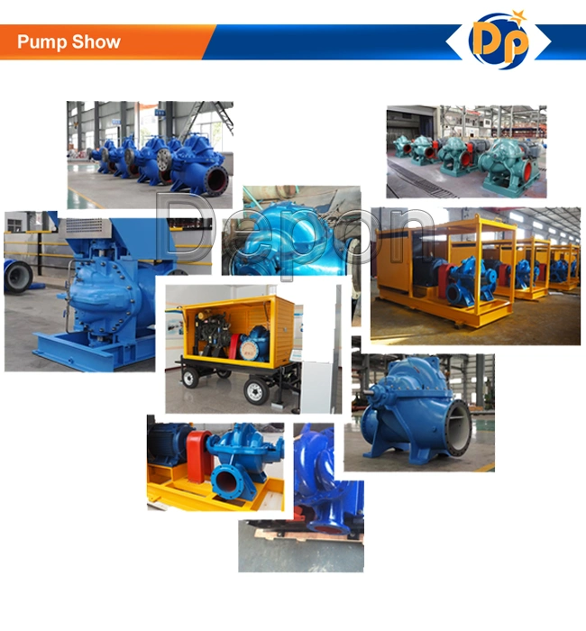 Energy Saving Horizontal Double Suction Volute Split Case Water Pump