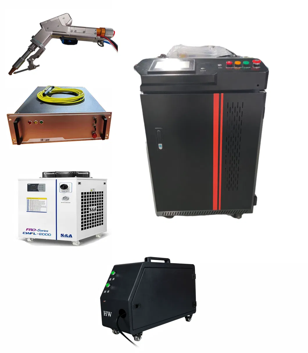 Handheld Portable Fiber Laser Machine Adopt Welding and Rust Removal Cleaning and Cutting