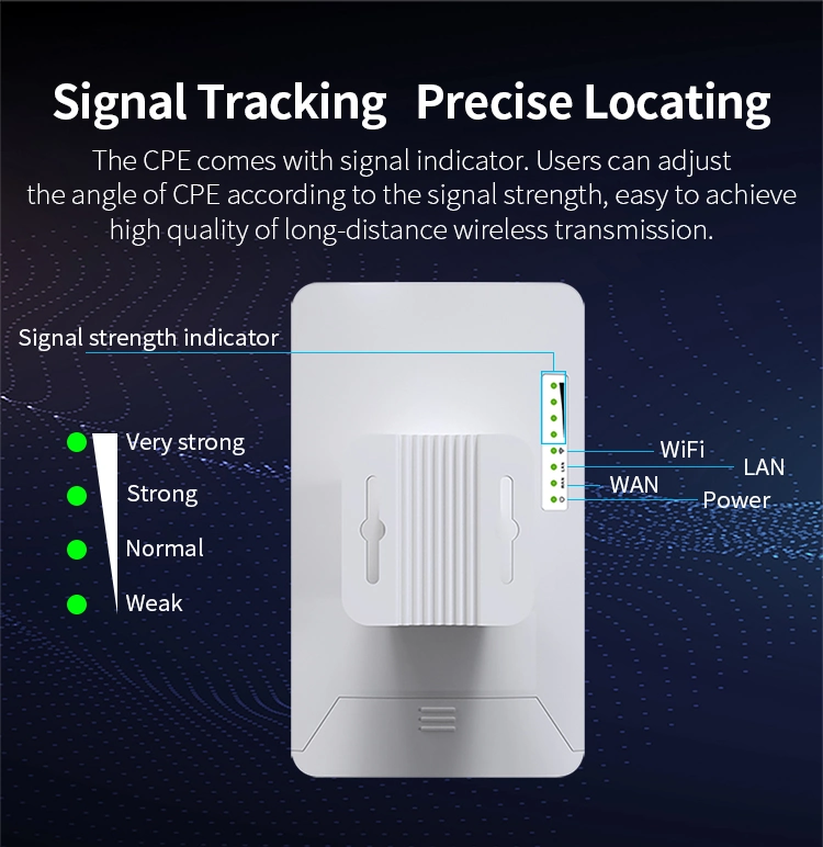 CF-E110n V2 CE RoHS 3km WiFi Bridge 2.4GHz 300Mbps High Power Wireless Outdoor CPE Wireless Access Point CPE