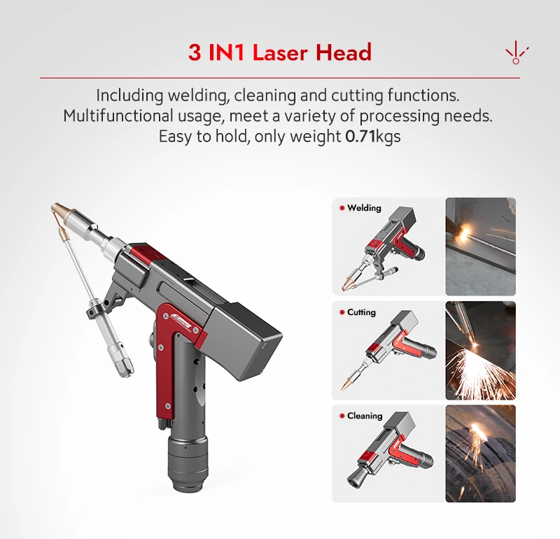 Wholesale 3 in 1 Fiber Handheld Laser Welding Machine Price for Sale