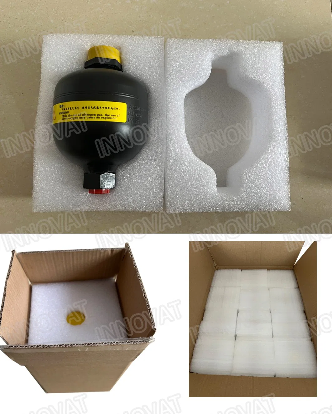 0.75L 1L 1.4L 2L 2.8L Hydraulic Diaphragm Accumulator for Excavator Breaker Hammer Pipe Kits