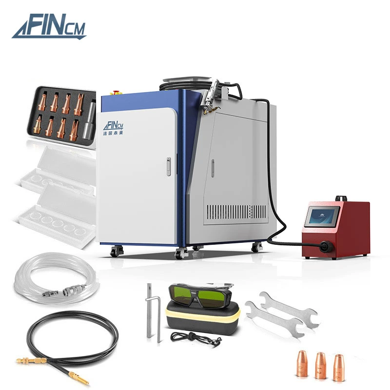 Stainless Steel Aluminum 4 In1 Metal Sheet Soldadura Laser Welder 3000W 2kw Portable Rust Removal Small Fiber Laser Cutting Cleaning Welding Machine Price 1500W