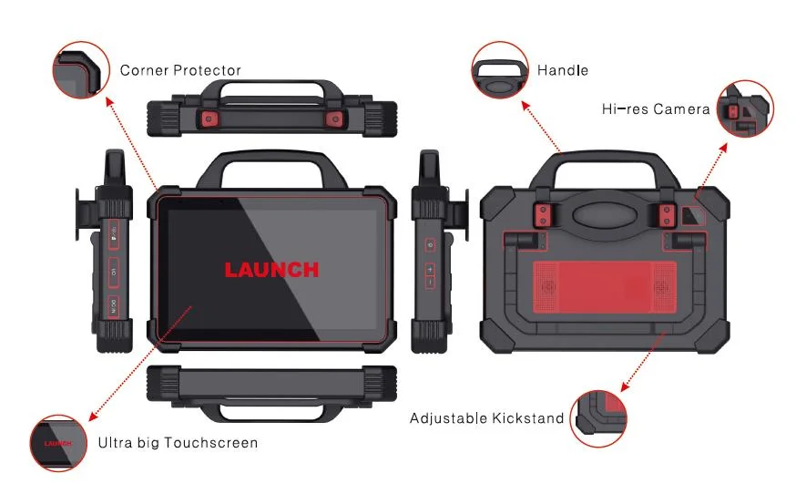 X431 PRO 3 2023 Original Launch X431 Pad7 X 431 Pad VII 7 Update Free Software ECU Programmer Car Scanner Diagnostic Tool