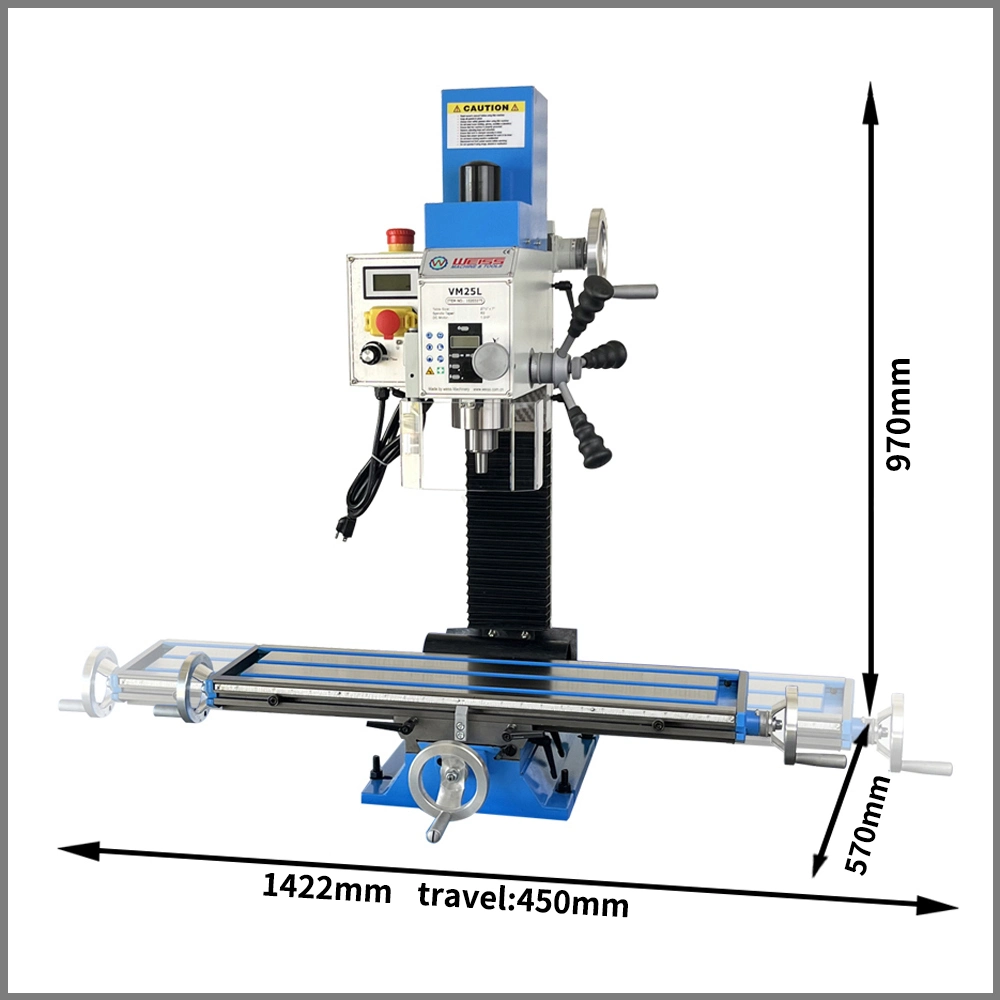 China Weiss Vm25L Factory Direct Sell Drilling and Milling Machine for Sale