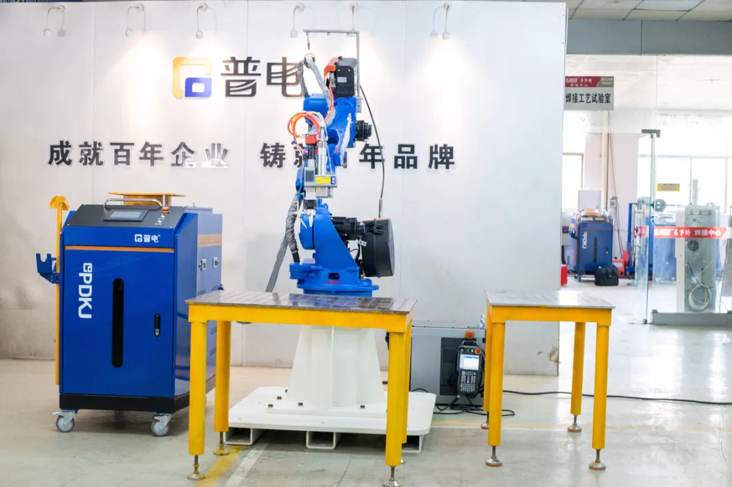 Robot Integrated Optical Fiber Laser Welding Workstation/Automated Welding Machine/Customized Automation Welder Price/All Metal/Aluminum/Stainless Steel/CS